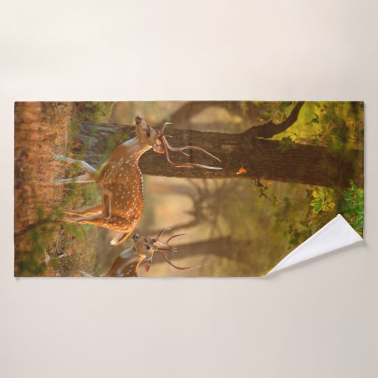 Hoofdstad of foetus, as, gespikkelde drogers of ax badhanddoek (Badhanddoek)