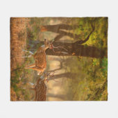 Hoofdstad of foetus, as, gespikkelde drogers of ax fleece deken (Voorkant (Horizontaal))