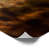 Hoofdstad of foetus, as, gespikkelde drogers of ax poster (Hoek)