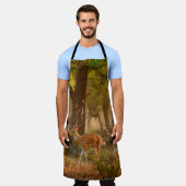 Hoofdstad of foetus, as, gespikkelde drogers of ax schort (Gedragen)