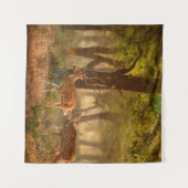 Hoofdstad of foetus, as, gespikkelde drogers of ax wandkleed (Voorkant (horizontaal))