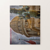 Hoofdstad Oklahoma. Jigzaag Puzzle Legpuzzel (Verticaal)