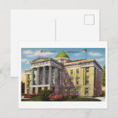  hoofdstad Raleigh, North Carolina Briefkaart (Voorkant / Achterkant)