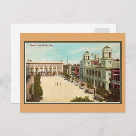 hoofdstad San Juan Puerto Rico Briefkaart (Voorkant / Achterkant)