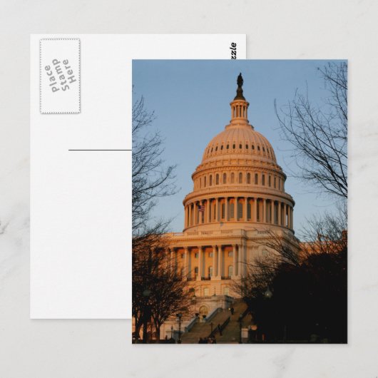 Hoofdstad van de Dome bij Sunset Briefkaart (Voorkant / Achterkant)