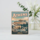  hoofdstad van Griekenland Briefkaart (Staand voorkant)