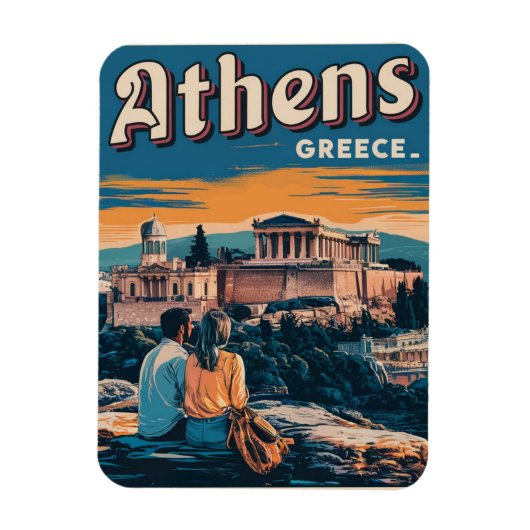 hoofdstad van Griekenland Magneet (Verticaal)