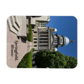 Hoofdstad van Illinois in Springfield Magneet (Horizontaal)