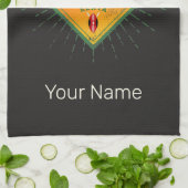 Hoofdstad van Nairobi Kenia Olifant  Afrika Theedoek (Gevouwen)