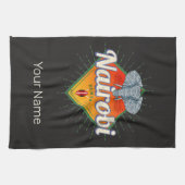 Hoofdstad van Nairobi Kenia Olifant  Afrika Theedoek (Horizontaal)