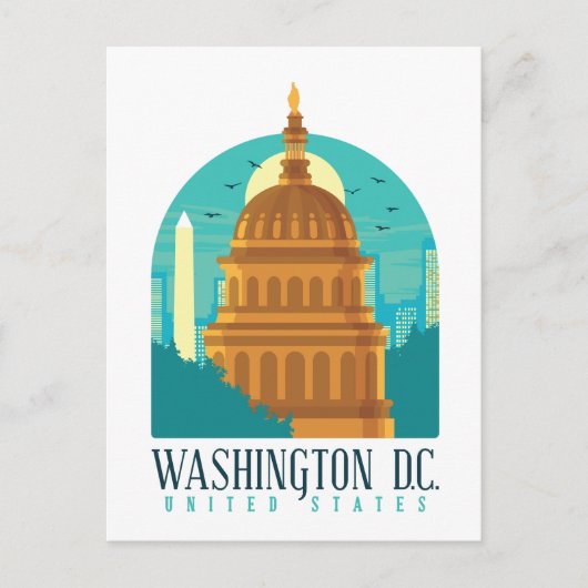  hoofdstad Washington D.C. Verenigde Staten Briefkaart