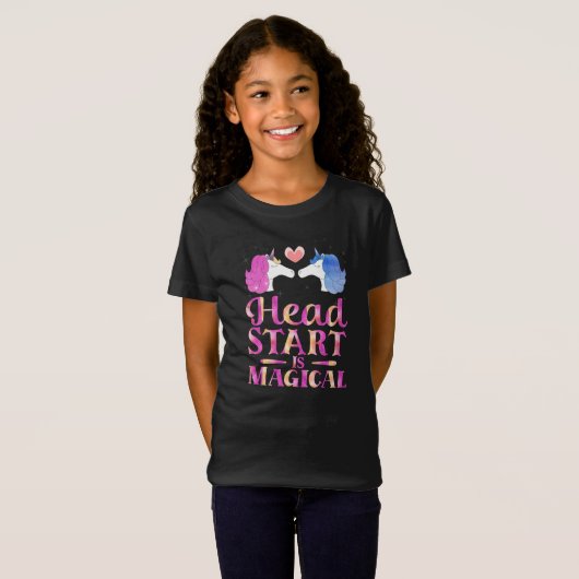 HOOFDSTART IS MAGISCH T-SHIRT (Voorkant volledig)