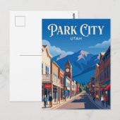 Hoofdstraat Amerika Briefkaart (Voorkant / Achterkant)