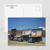 Hoofdstraat, Cascade, Vintage van Idaho Briefkaart (Voorkant / Achterkant)