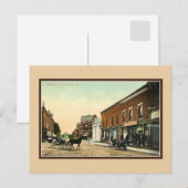  hoofdstraat Coaticook, Quebec Briefkaart (Voorkant / Achterkant)