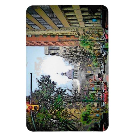 Hoofdstraat Columia SC Magneet (Verticaal)