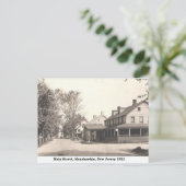 Hoofdstraat, Manahawkin NJ Vintage Briefkaart (Staand voorkant)