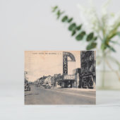 Hoofdstraat, New Brunswick, NJ Vintage Briefkaart (Staand voorkant)