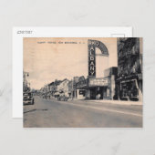 Hoofdstraat, New Brunswick, NJ Vintage Briefkaart (Voorkant / Achterkant)