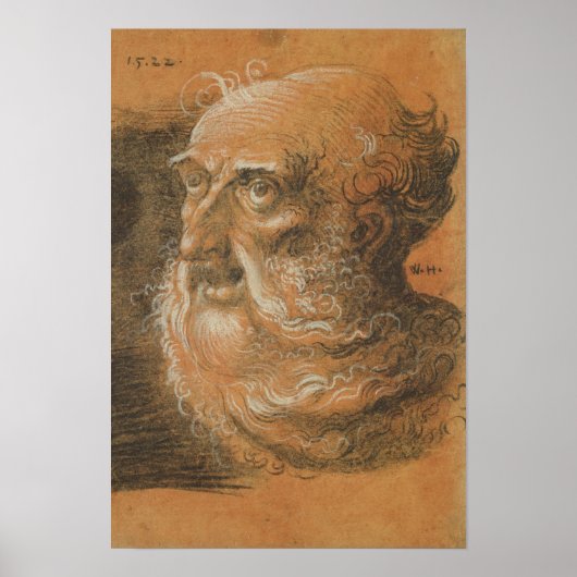 Hoofdstudie, 1522 poster (Voorkant)