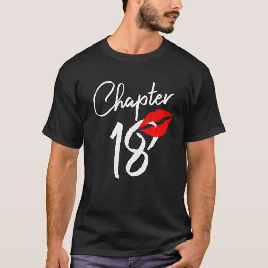 Hoofdstuk 18 Oude geschenken 18e verjaardag T-shirt (Voorkant)