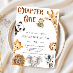 Hoofdstuk 1 Storybook Oerwoud Safari 1e verjaardag Kaart