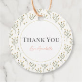 Hoofdstuk 1 Tea Butterfly Storybook 1e verjaardag Bedankjes Labels (Achterkant)