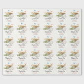 Hoofdstuk 1 Tea Butterfly Storybook 1e verjaardag Cadeaupapier (Vlak)