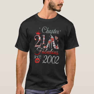 Hoofdstuk 21 EST 2002 21 jaar Oude 21ste geboorte T-shirt