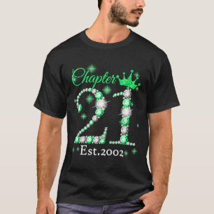 Hoofdstuk 21 EST 2002 21 jaar Oude 21ste geboorte T-shirt