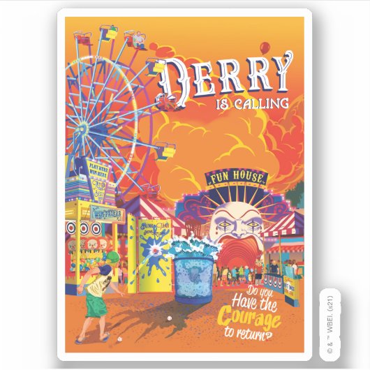 Hoofdstuk 2 | Derry noemt Poster Sticker (Voorkant)