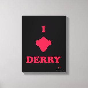 Hoofdstuk 2   I Love Derry Canvas Afdruk