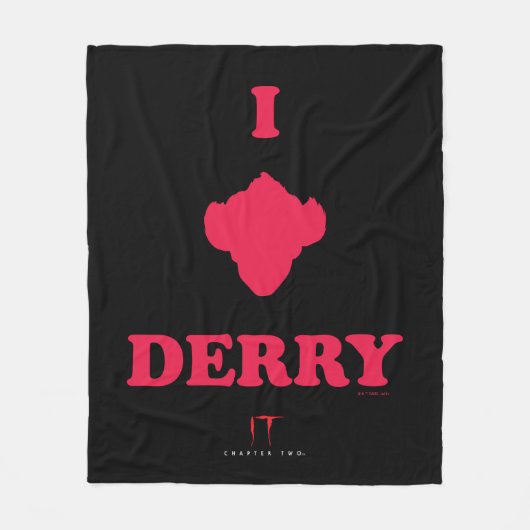 Hoofdstuk 2 | I Love Derry Fleece Deken (Voorkant)