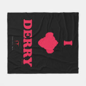 Hoofdstuk 2 | I Love Derry Fleece Deken (Voorkant (Horizontaal))
