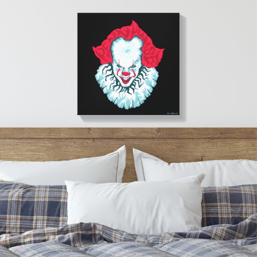 Hoofdstuk 2 | Pennywise Canvas Afdruk (Insitu (Slaapkamer))