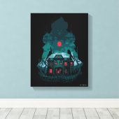 Hoofdstuk 2 | Pennywise en House Canvas Afdruk (Insitu (Houten vloer))