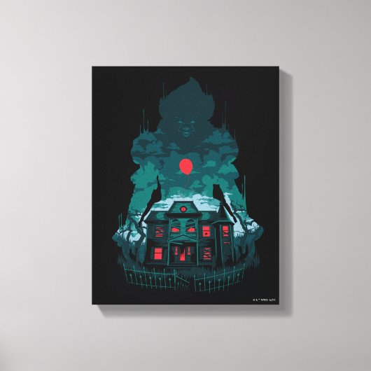 Hoofdstuk 2 | Pennywise en House Canvas Afdruk (Voorkant)