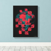 Hoofdstuk 2 | Pennywise - Kom terug en speel Canvas Afdruk (Insitu (Houten vloer))