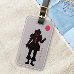 Hoofdstuk 2 | Pennywise Silhouette Bagagelabel<br><div class="desc">Deze silhouette grafische eigenschappen Pennywise de clown van de film het Hoofdstuk 2.</div>
