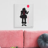 Hoofdstuk 2 | Pennywise Silhouette Canvas Afdruk (Insitu (Woonkamer))