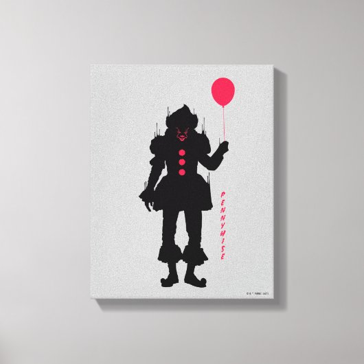 Hoofdstuk 2 | Pennywise Silhouette Canvas Afdruk (Voorkant)