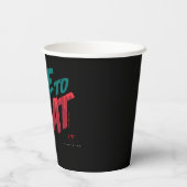 Hoofdstuk 2 | Tijd tot de vloer Papieren Bekers (Achterkant)