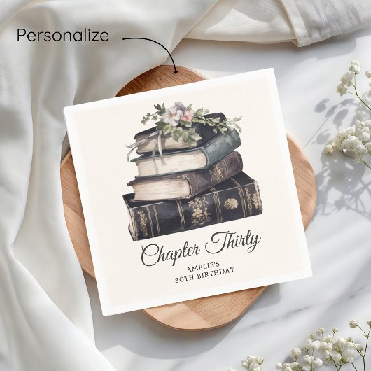 Hoofdstuk 30  Boek 30ste Verjaardag Servet