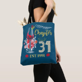Hoofdstuk 31 JAAR EST 1991 31st Birthday Red Rose Tote Bag (Dichtbij)