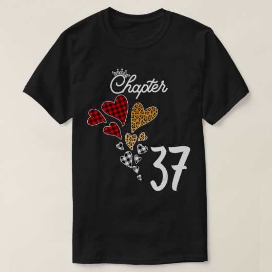 Hoofdstuk 37 37e verjaardag van de buffelplank van t-shirt (Design voorkant)