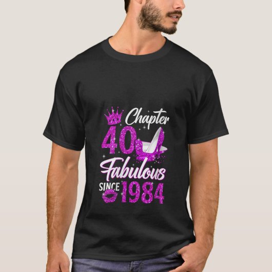 Hoofdstuk 40 Uitstekend sinds 1984 40e Gifts Verja T-shirt (Voorkant)