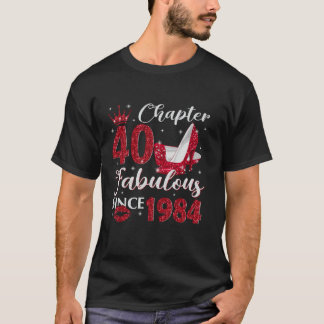 Hoofdstuk 40 Uitstekend sinds 1984 40e verjaardags T-shirt