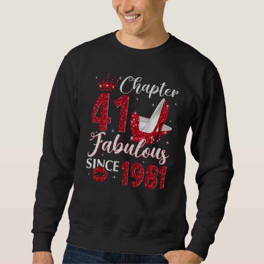 Hoofdstuk 41 Uitstekend sinds 1981 41ste verjaarda Trui (Voorkant)