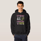Hoofdstuk 44 jaar oud geweldig sinds 1978. hoodie (Voorkant volledig)