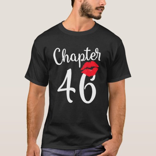 Hoofdstuk 46 Verjaardag Vrouw T-shirt (Voorkant)